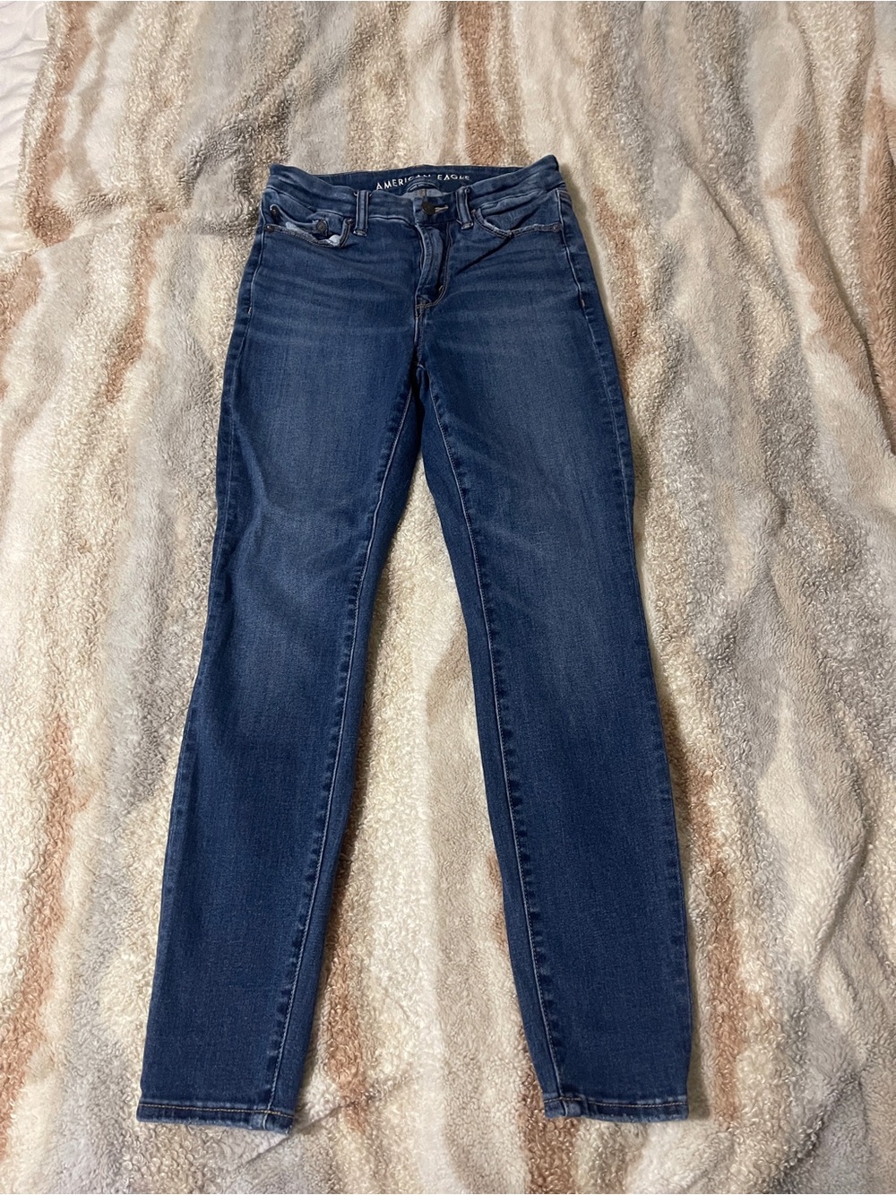 American Eagle Outfitters Women's Dark Indigo Skinny Jeans